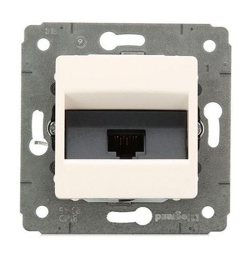 Розетка 1xRJ45 Cat.5 Legrand CARIVA DIY, белый