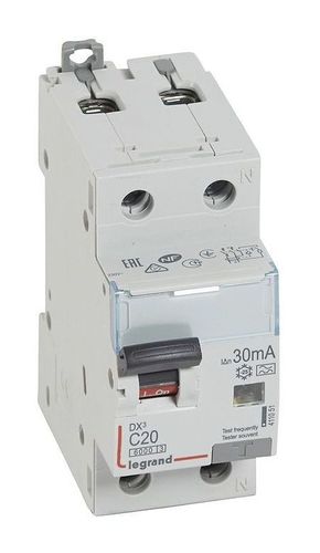 Дифавтомат Legrand DX³ 1P+N 20А (C) 10кА 30мА (A)