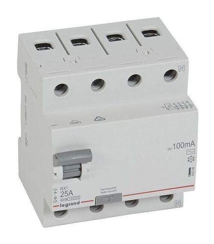 УЗО Legrand RX3 4P 25А 100мА (AC)