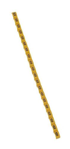 Маркер Duplix - чёрная маркировка на желтом фоне - заглавная буква Q