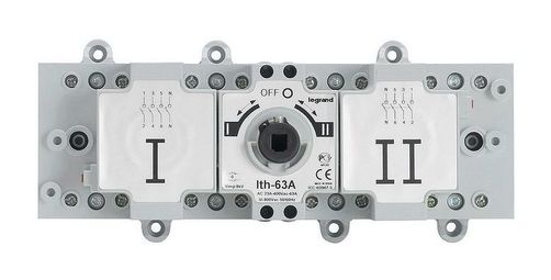 Реверсивный рубильник DCX-M 63А 4P, фронтальное исполнение