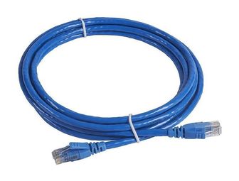 Коммутационный шнур RJ 45 - категория 6 - U//UTP - PVC - неэкранированный - 3 м - голубой